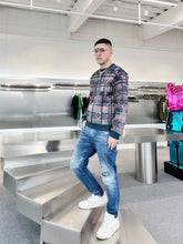 Load image into Gallery viewer, Monogram criss cross sweater
