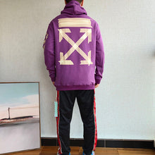 Load image into Gallery viewer, OFF purple tape hoodie
