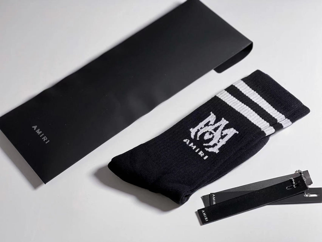 Amiri towel socks with tag