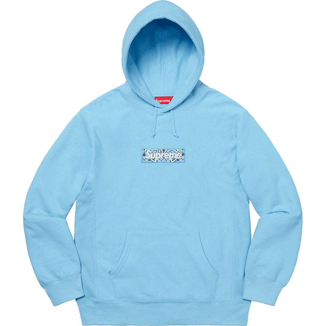 Supreme bandanna box logo hoodie