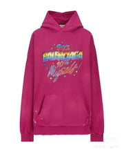 Load image into Gallery viewer, BB rainbow 90s hoodie
