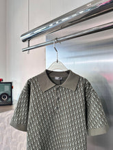 Load image into Gallery viewer, DD 2023 knit olive gray polo
