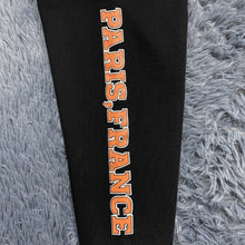 Load image into Gallery viewer, BB Black and orange Paris hoodie
