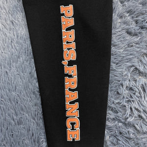 BB Black and orange Paris hoodie