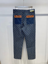 Load image into Gallery viewer, GG DARK DENIM JEANS
