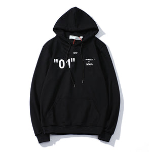 "01" design Hoodies