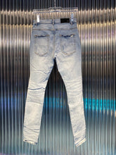 Load image into Gallery viewer, White studded denim
