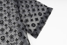 Load image into Gallery viewer, Monogram mesh black shirt
