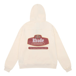 RHUDE RACING CREST HOODIE p105