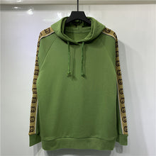 Load image into Gallery viewer, GG olive strip hoodie
