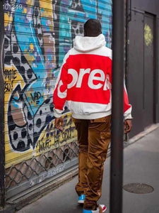 Preme oversize logo hoodie