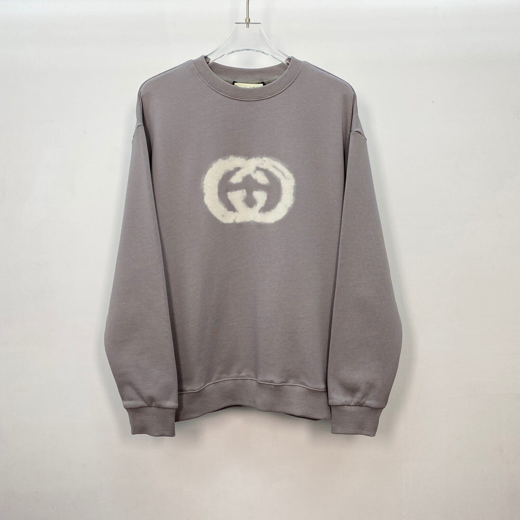 GG blurry logo crewneck
