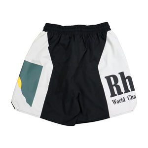 RHUDE PANEL LOGO SHORT p70