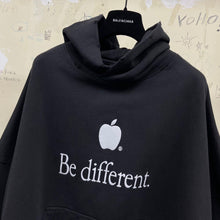 Load image into Gallery viewer, Be different Apple hoodie
