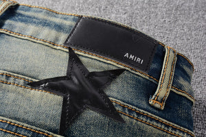 Black star denim