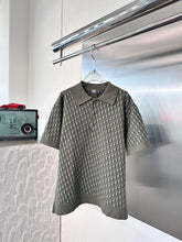 Load image into Gallery viewer, DD 2023 knit olive gray polo
