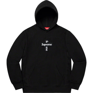 Preme cross box logo hoodie