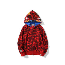 Load image into Gallery viewer, Bape double hoodie full zip
