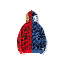 Load image into Gallery viewer, Bape spilt V1 full zip hoodie
