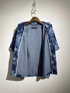 Monogram denim Hawaiian jersey