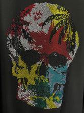 Load image into Gallery viewer, Skelton head rhinestone sweater
