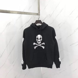 V lone bones hoodie