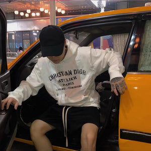 DD classic single print hoodie