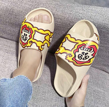 Load image into Gallery viewer, Yeezy fire reaper slides
