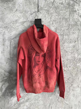 Load image into Gallery viewer, Archangel head red hoodie
