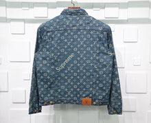 Load image into Gallery viewer, Monogram denim jacket
