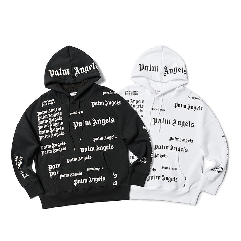 Palm all over print hoodie