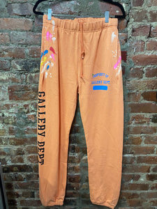 Orange gallery athletic sweatpants