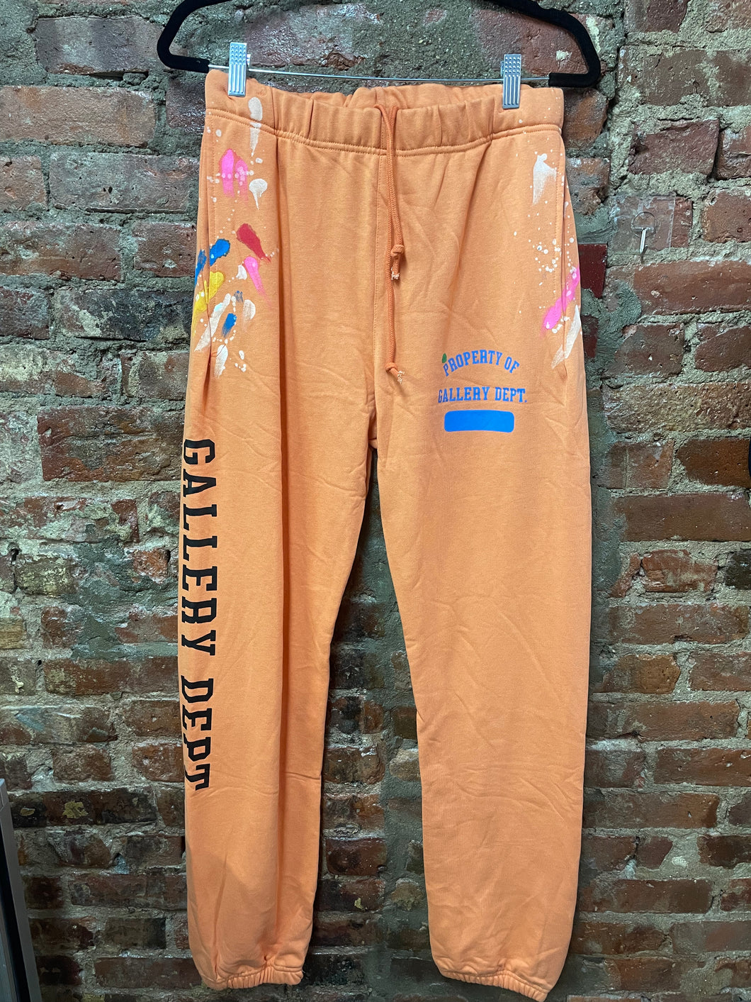 Orange gallery athletic sweatpants