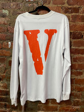 Load image into Gallery viewer, Vlone long sleeve white and orange
