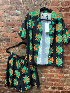 GG summer set black and green