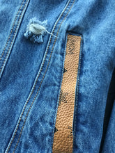 Load image into Gallery viewer, Mcm custom denim jacket
