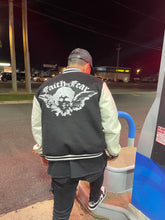 Load image into Gallery viewer, Faith Vs. Fear varsity jacket
