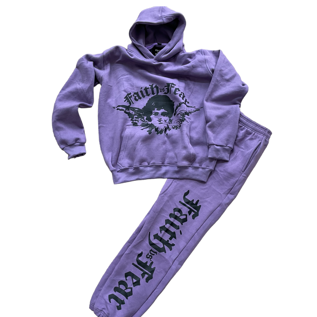 Purple Angel sweatsuit