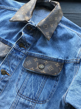 Load image into Gallery viewer, LV custom denim jacket
