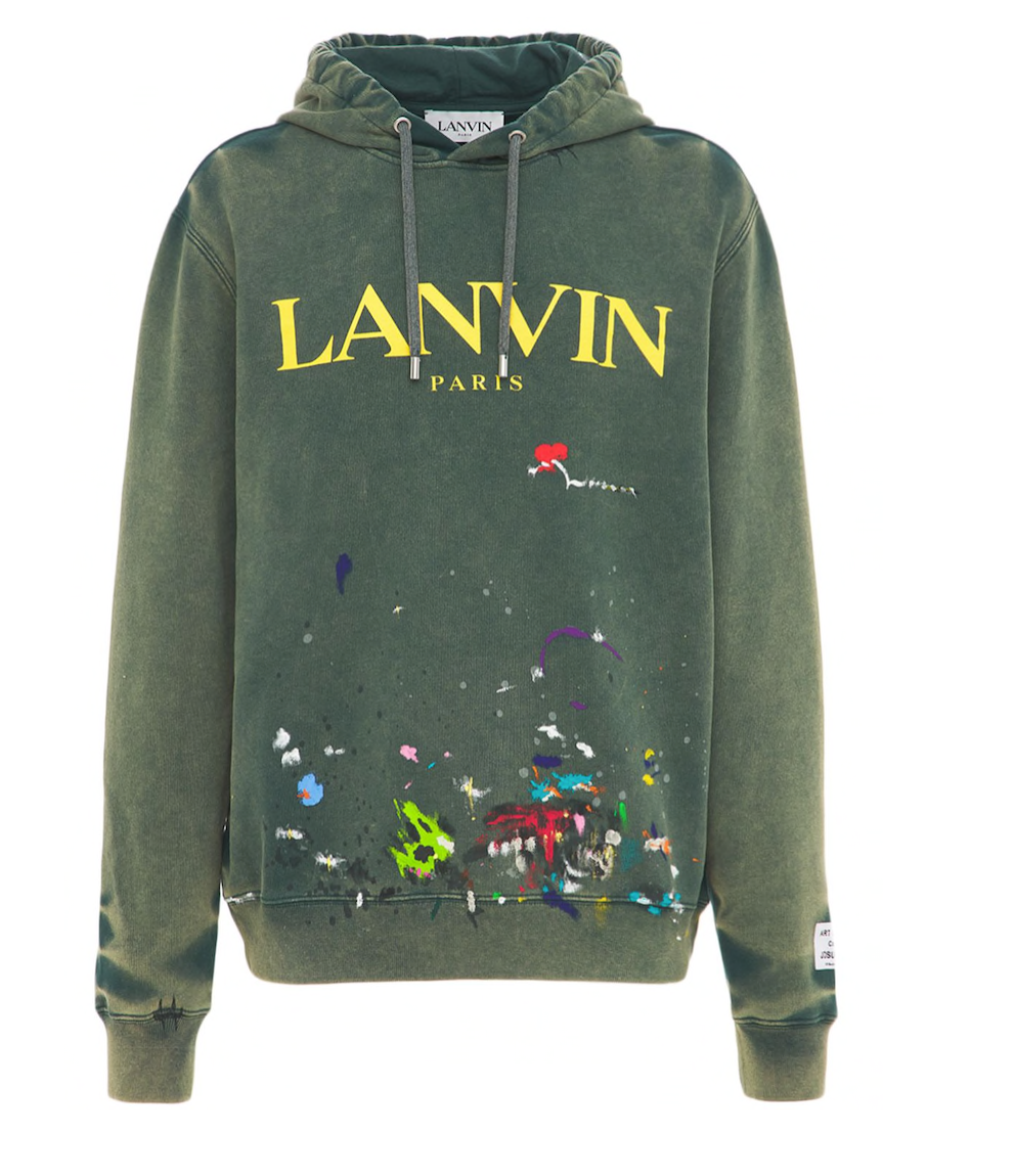 Lanvin splatter hoodie