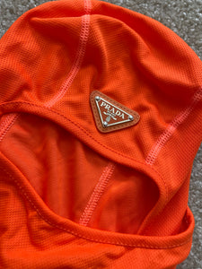 Orange Prada balaclava