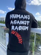 Load image into Gallery viewer, Humans against racism hoodie
