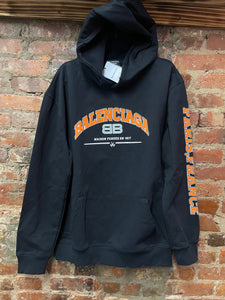 Orange bb logo hoodie