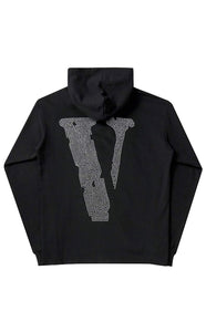 Rhinestone vlone hoodie