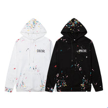 Load image into Gallery viewer, DD splatter paint hoodie
