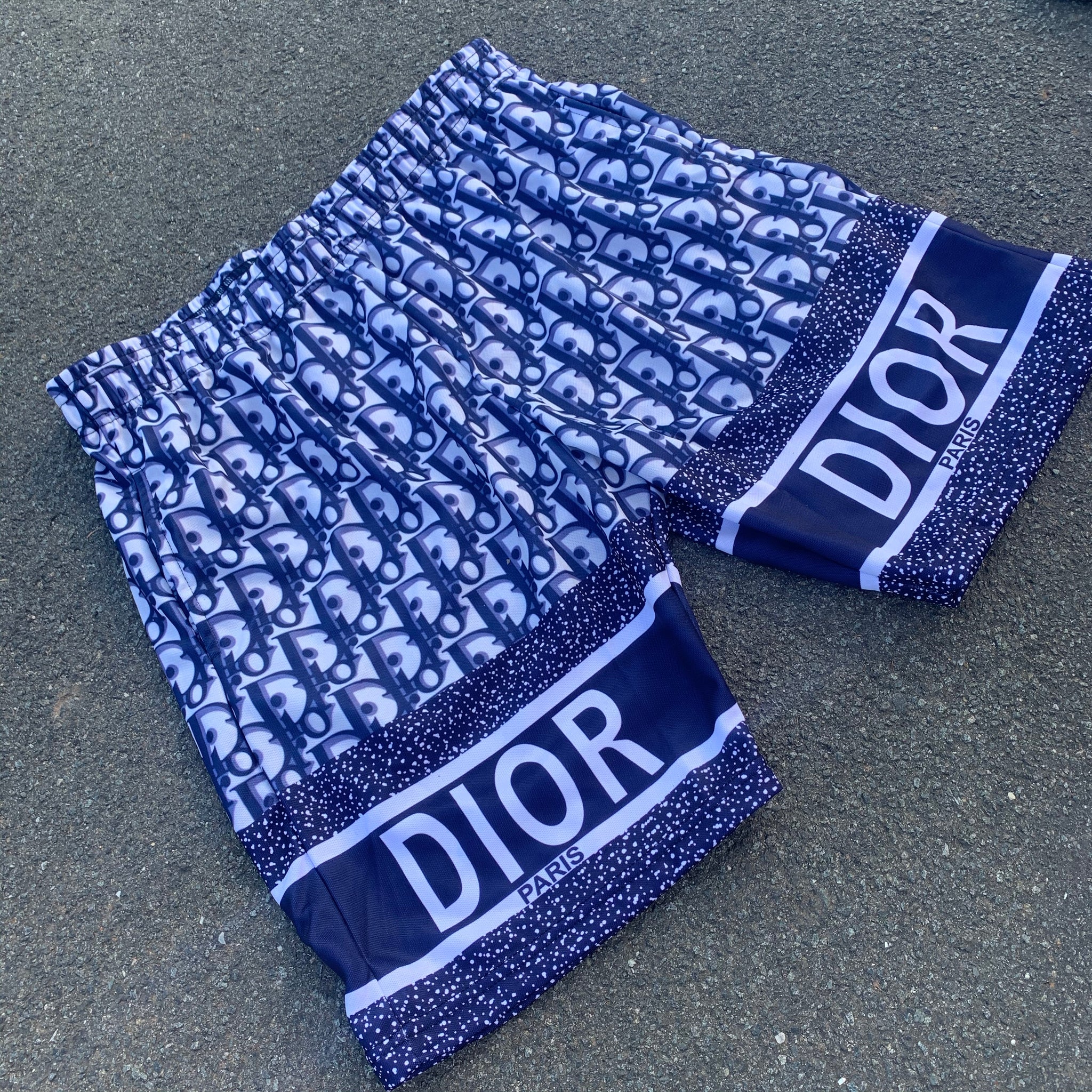 Dior classic blue mesh shorts – Ready2shipnyc