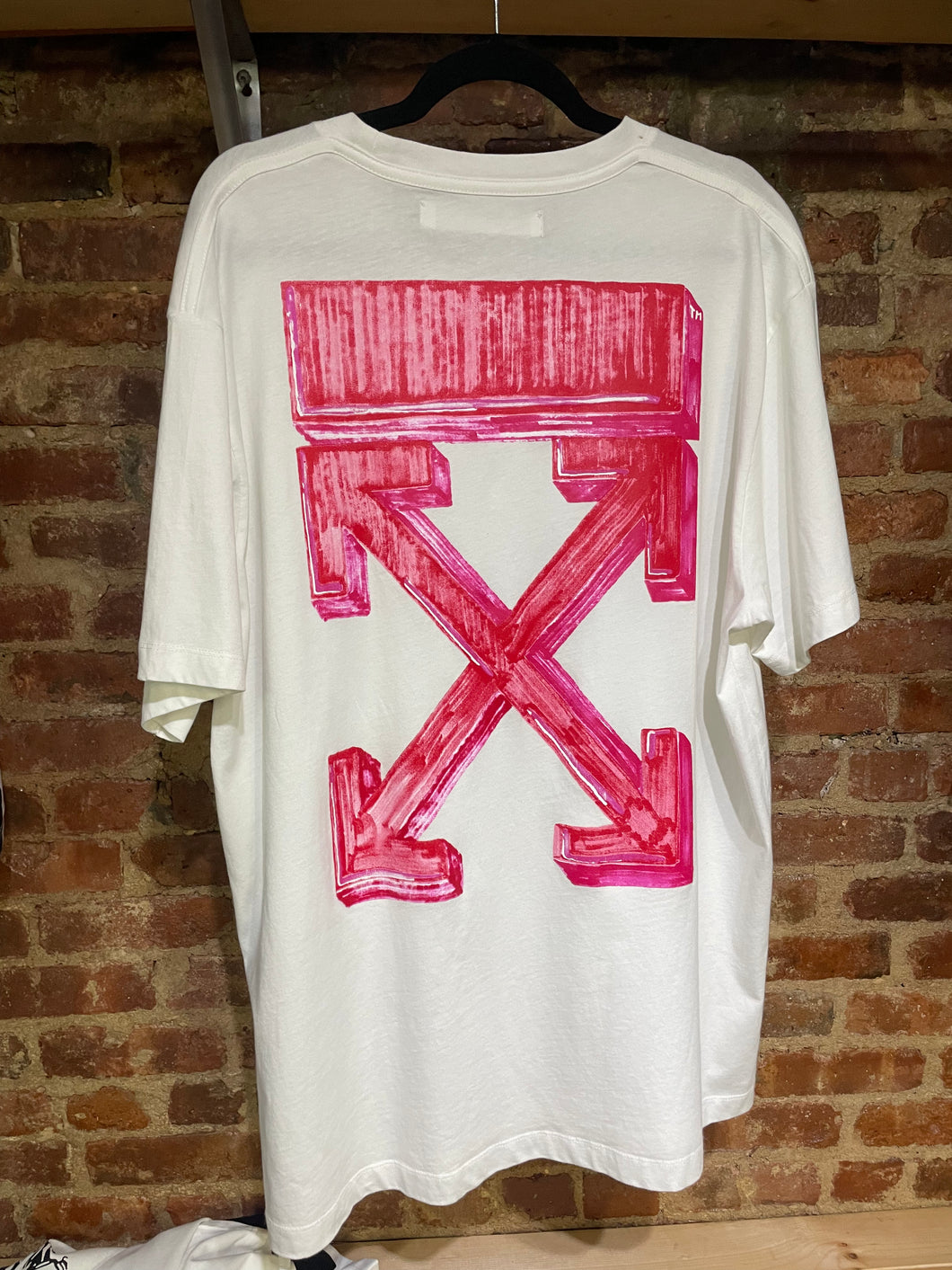 OFF big pink X shirt