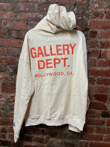 Tan black orange gallery hoodie