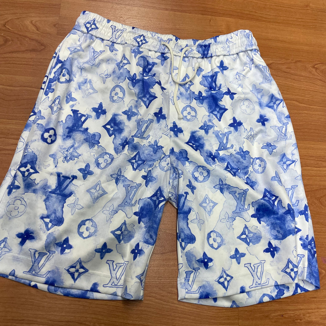 Watercolor beach shorts