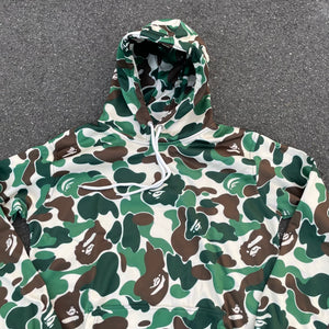 Green camo bape hoodie